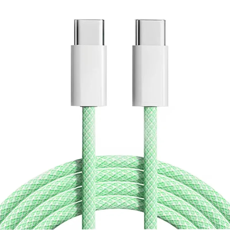 60W PD Fast Charging USB-C to USB-C Braided Cable (1m)