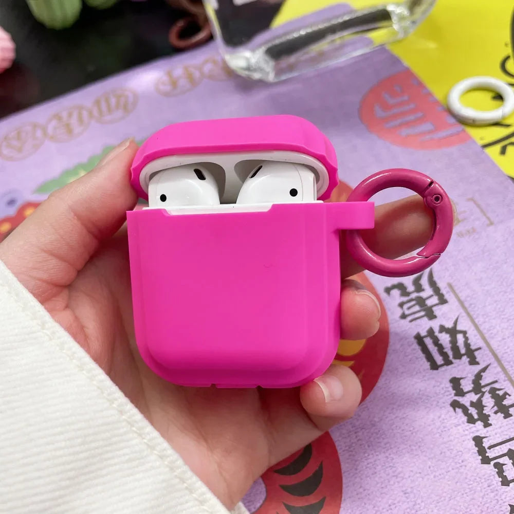 Soft Liquid Silicone Case for AirPods โ Minimalist Shockproof Protection