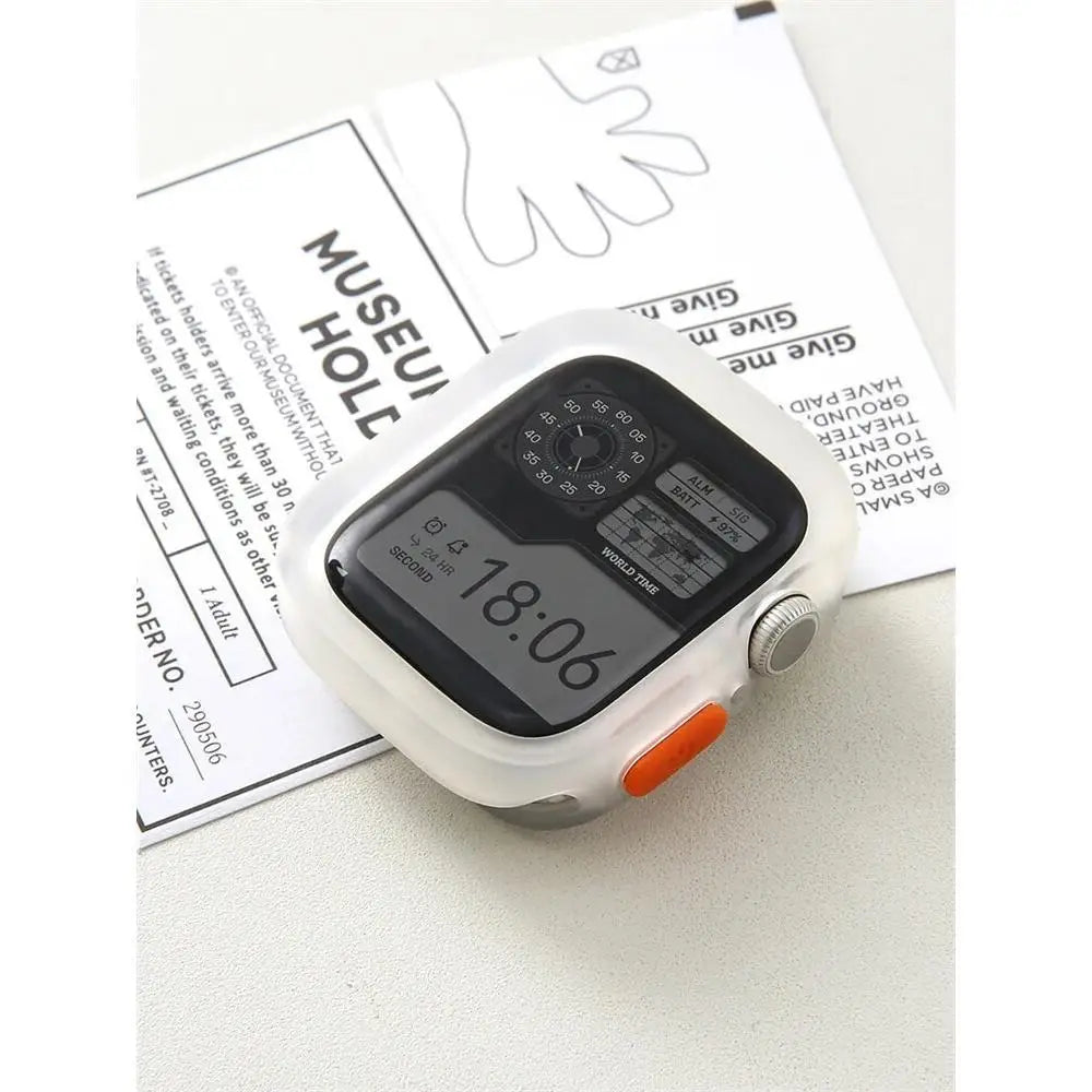 Soft Bumper Case – Matte Silicone Shock Guard for Apple Watch