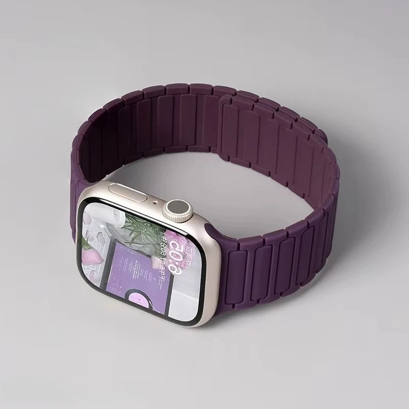 Magnetic Silicone Strap – Soft Band for Apple Watch Ultra & Series