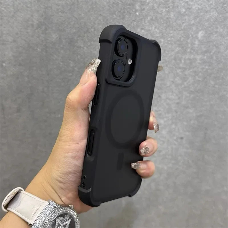 Matte Magnetic Armor Case with MagSafe