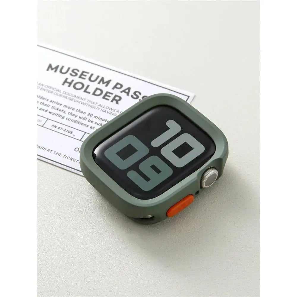 Soft Bumper Case – Matte Silicone Shock Guard for Apple Watch