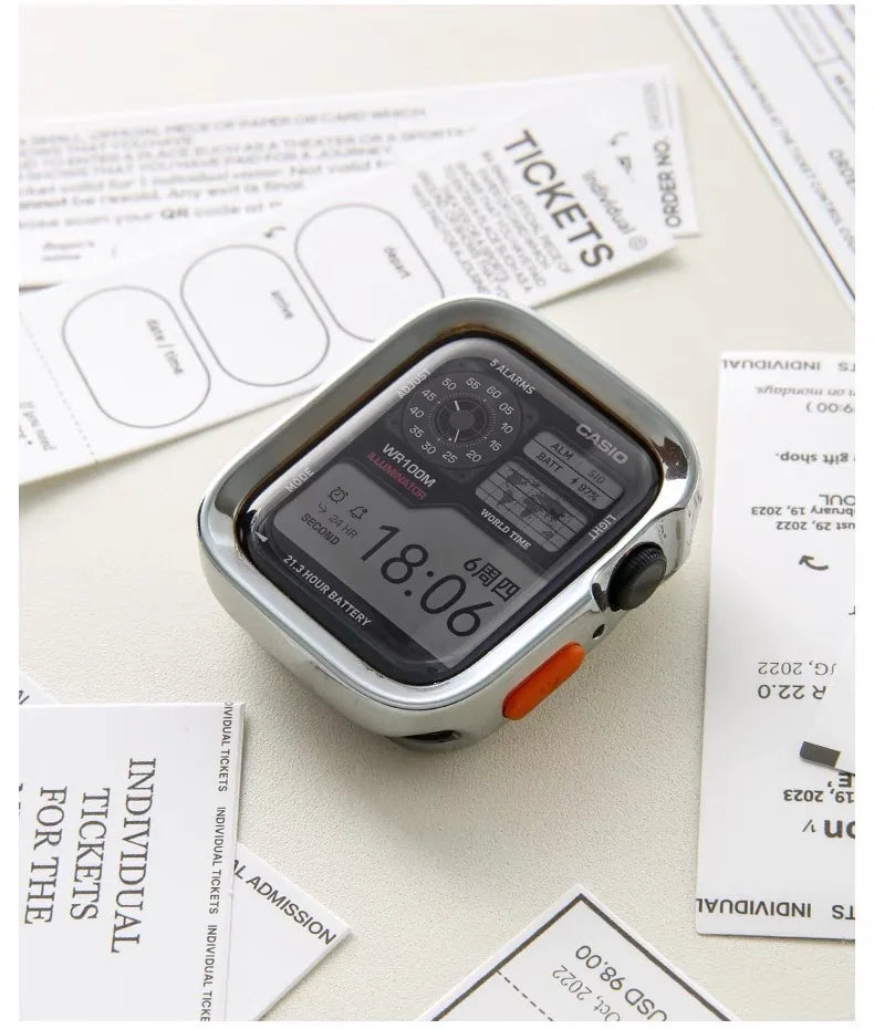 Soft Bumper Case – Matte Silicone Shock Guard for Apple Watch