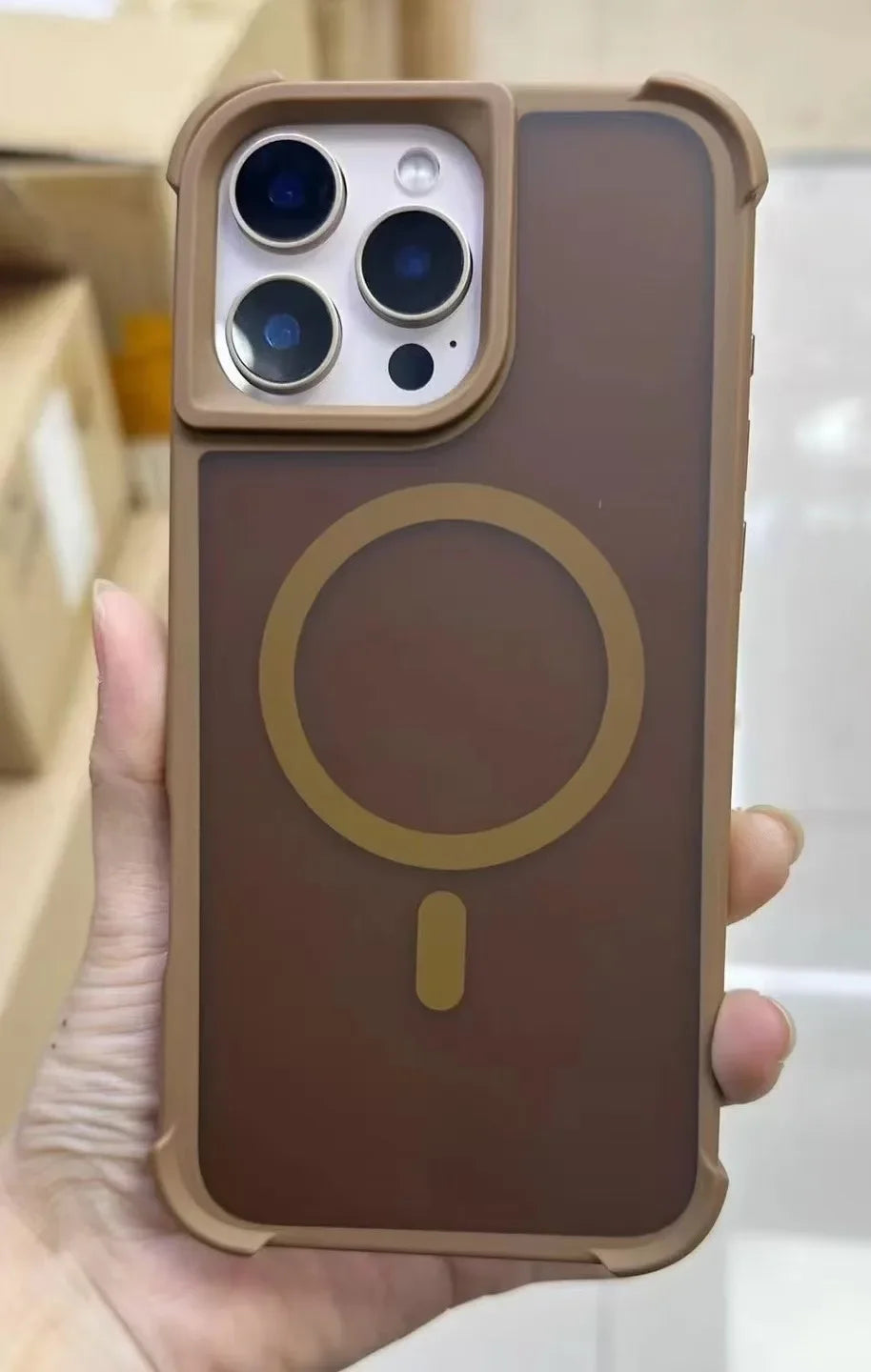 Matte Magnetic Armor Case with MagSafe