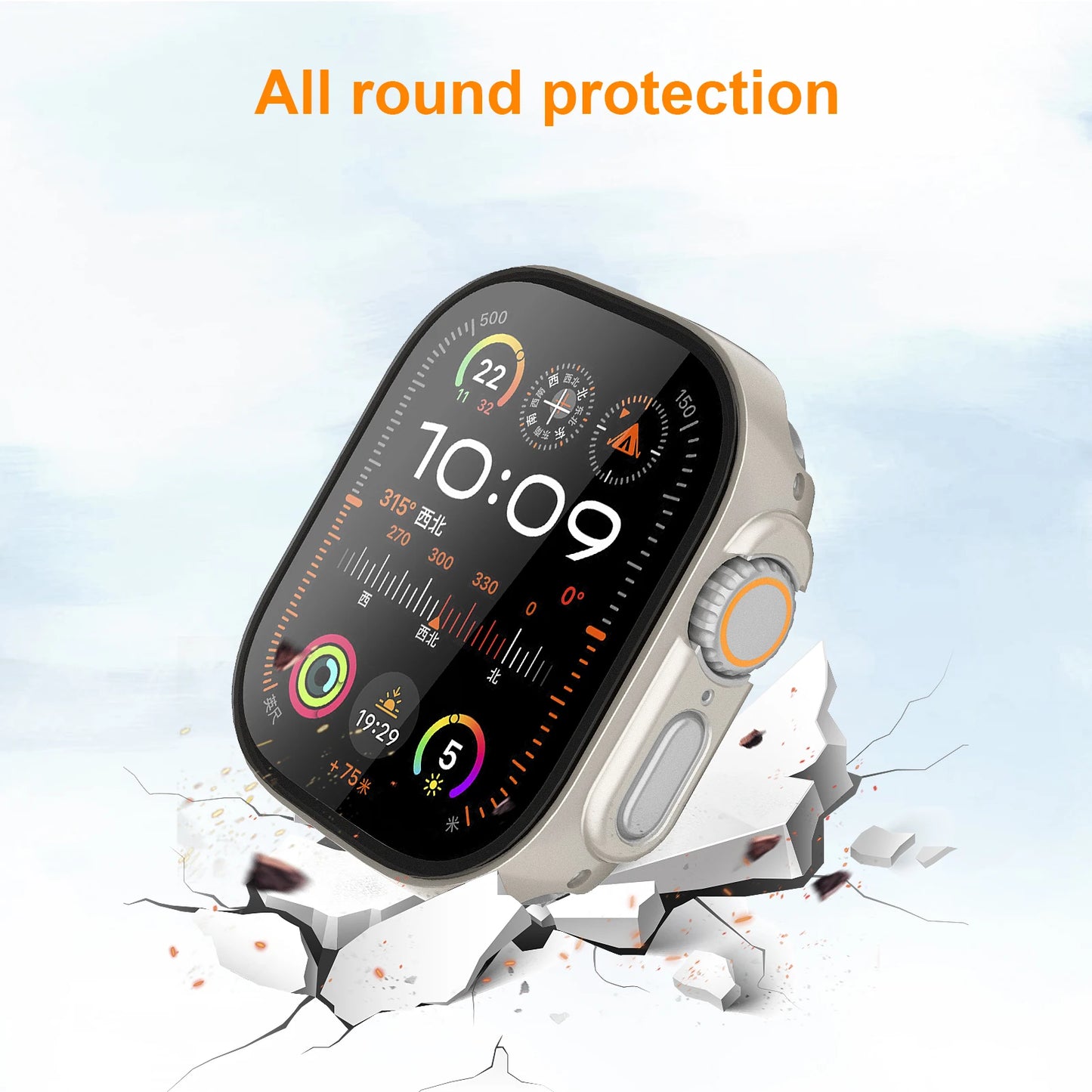 Privacy Armor Case – Anti-Spy Glass Cover for Apple Watch