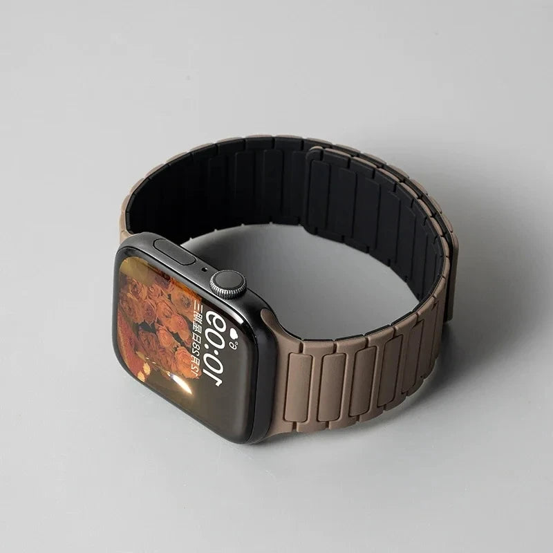 Magnetic Silicone Strap – Soft Band for Apple Watch Ultra & Series