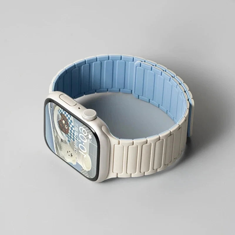 Magnetic Silicone Strap – Soft Band for Apple Watch Ultra & Series