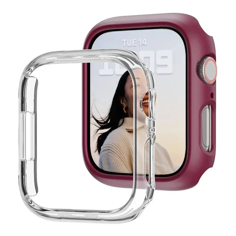 Ultra-Slim PC Bumper Case – Lightweight Shell for Apple Watch Protection