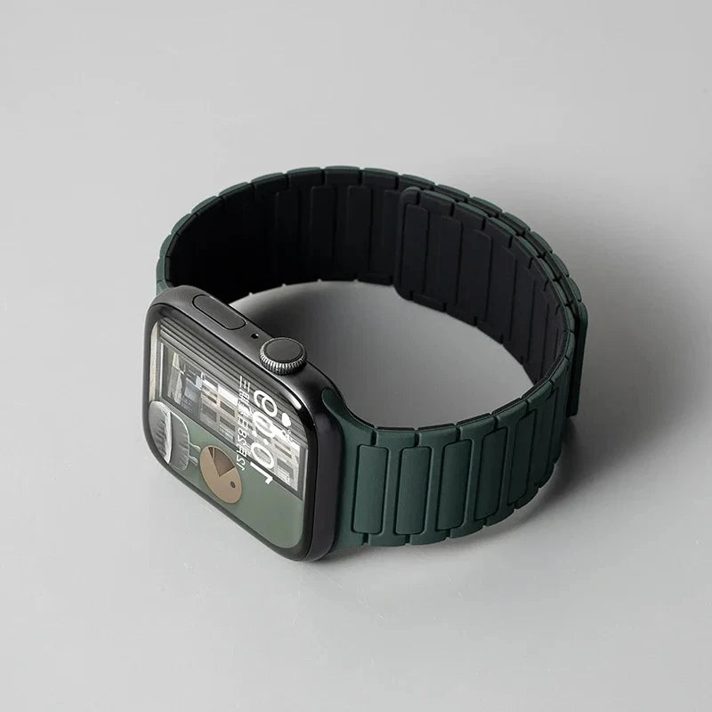 Magnetic Silicone Strap – Soft Band for Apple Watch Ultra & Series