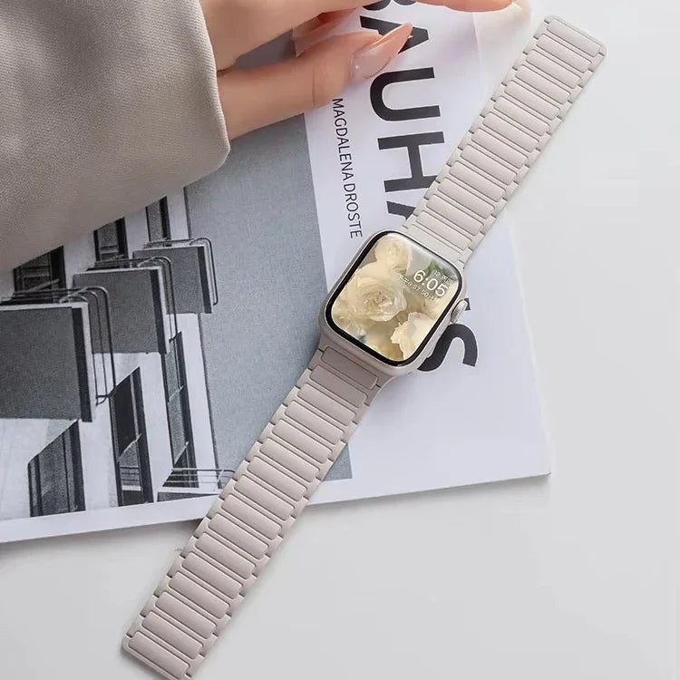 Magnetic Silicone Strap – Soft Band for Apple Watch Ultra & Series