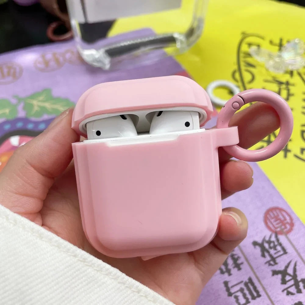 Soft Liquid Silicone Case for AirPods – Minimalist Shockproof Protection