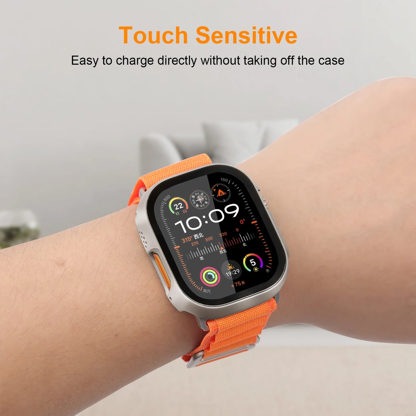 Privacy Armor Case – Anti-Spy Glass Cover for Apple Watch