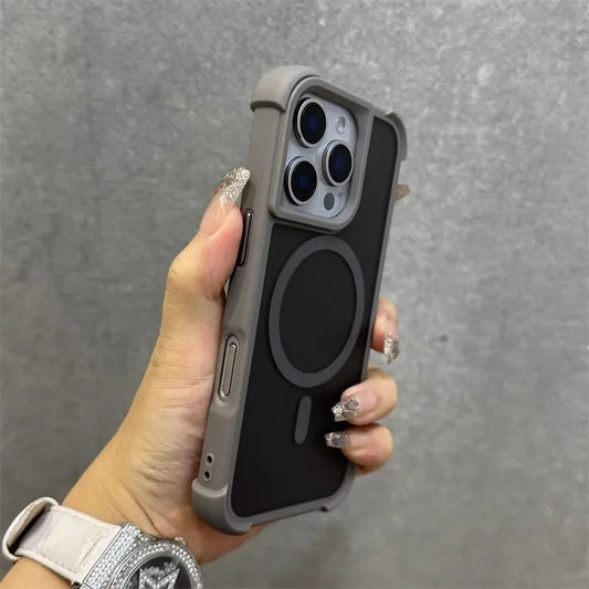 Matte Magnetic Armor Case with MagSafe