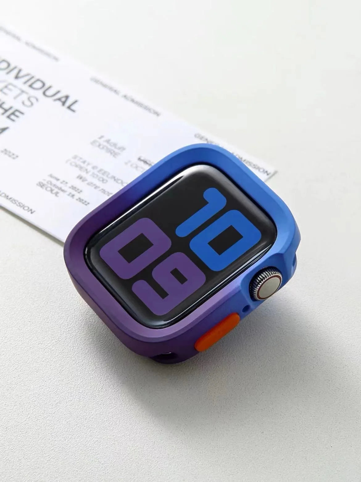 Soft Bumper Case – Matte Silicone Shock Guard for Apple Watch