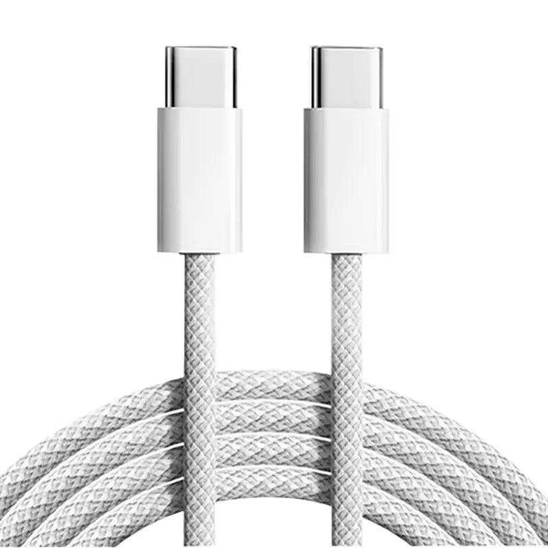 60W PD Fast Charging USB-C to USB-C Braided Cable (1m)