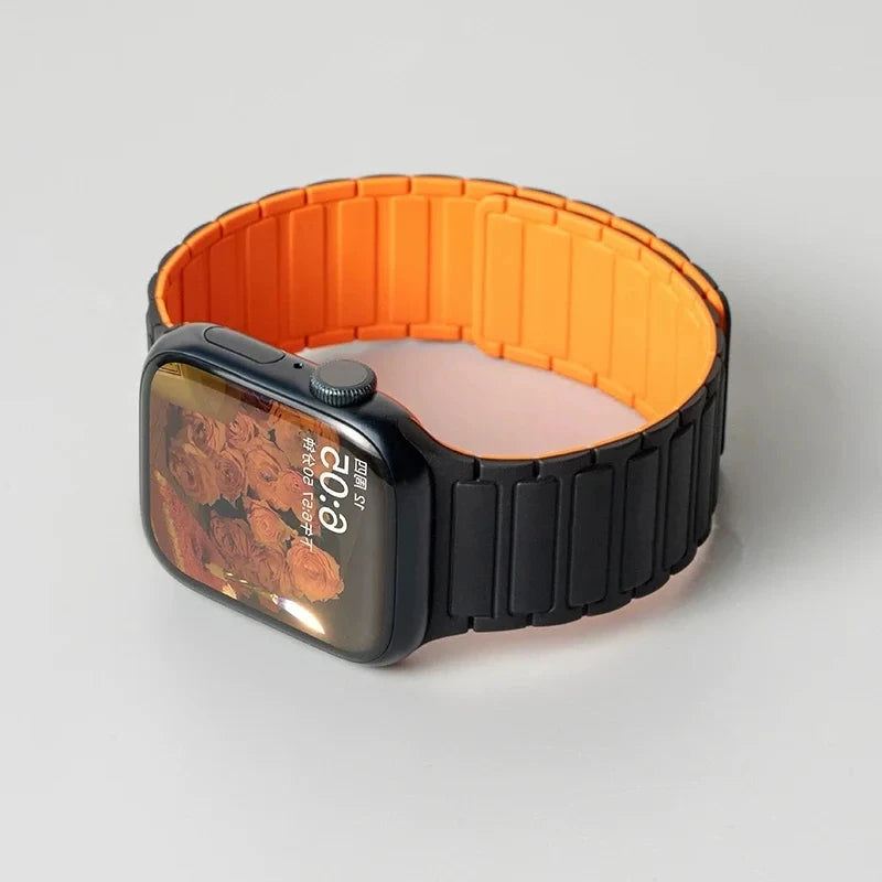 Magnetic Silicone Strap – Soft Band for Apple Watch Ultra & Series
