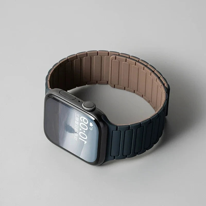 Magnetic Silicone Strap – Soft Band for Apple Watch Ultra & Series