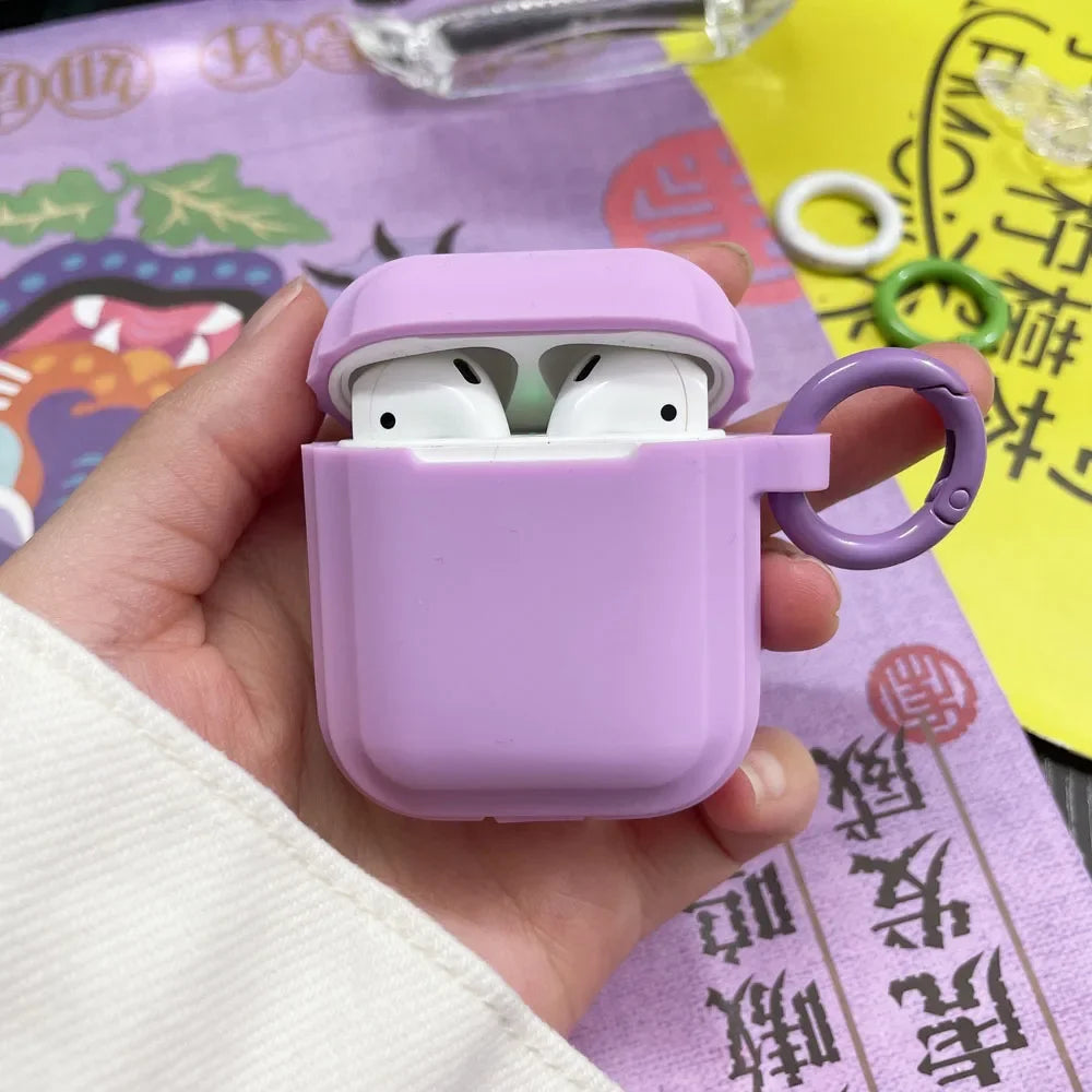 Soft Liquid Silicone Case for AirPods – Minimalist Shockproof Protection