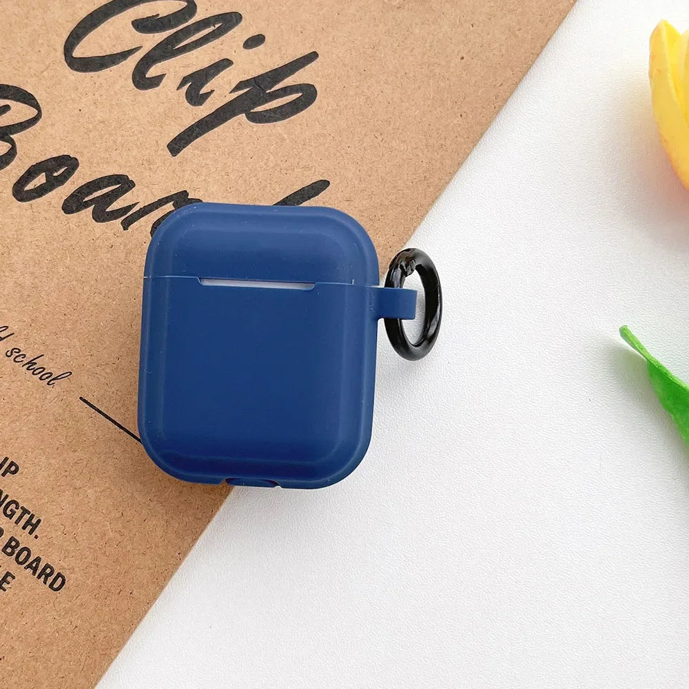 Soft Liquid Silicone Case for AirPods – Minimalist Shockproof Protection