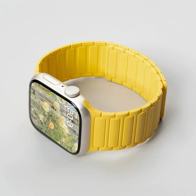 Magnetic Silicone Strap – Soft Band for Apple Watch Ultra & Series