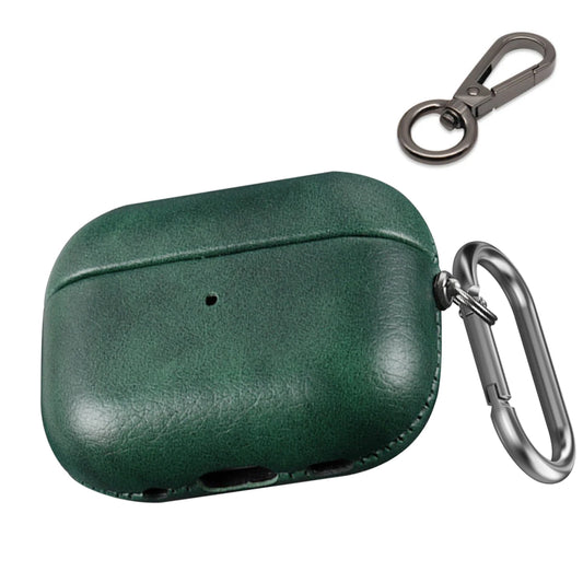 Premium Leather Case for AirPods Pro 2 – Handmade with Dual Hooks