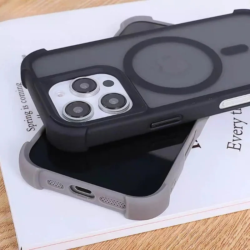 Matte Magnetic Armor Case with MagSafe