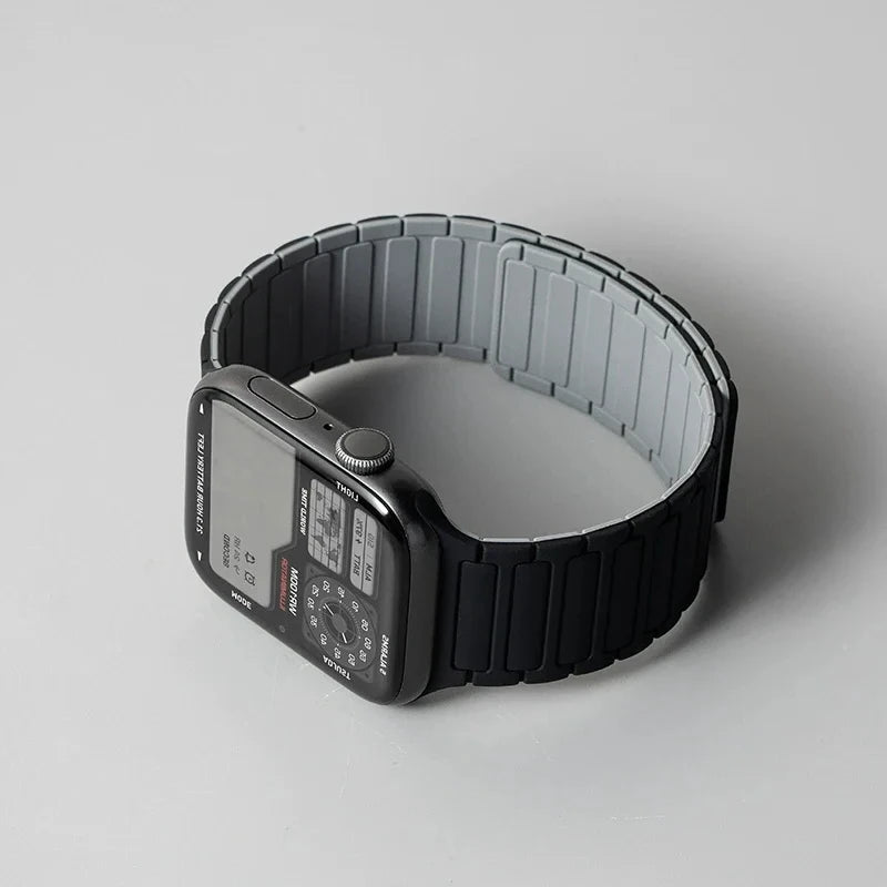 Magnetic Silicone Strap – Soft Band for Apple Watch Ultra & Series