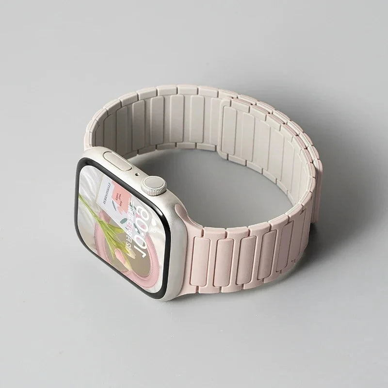 Magnetic Silicone Strap – Soft Band for Apple Watch Ultra & Series