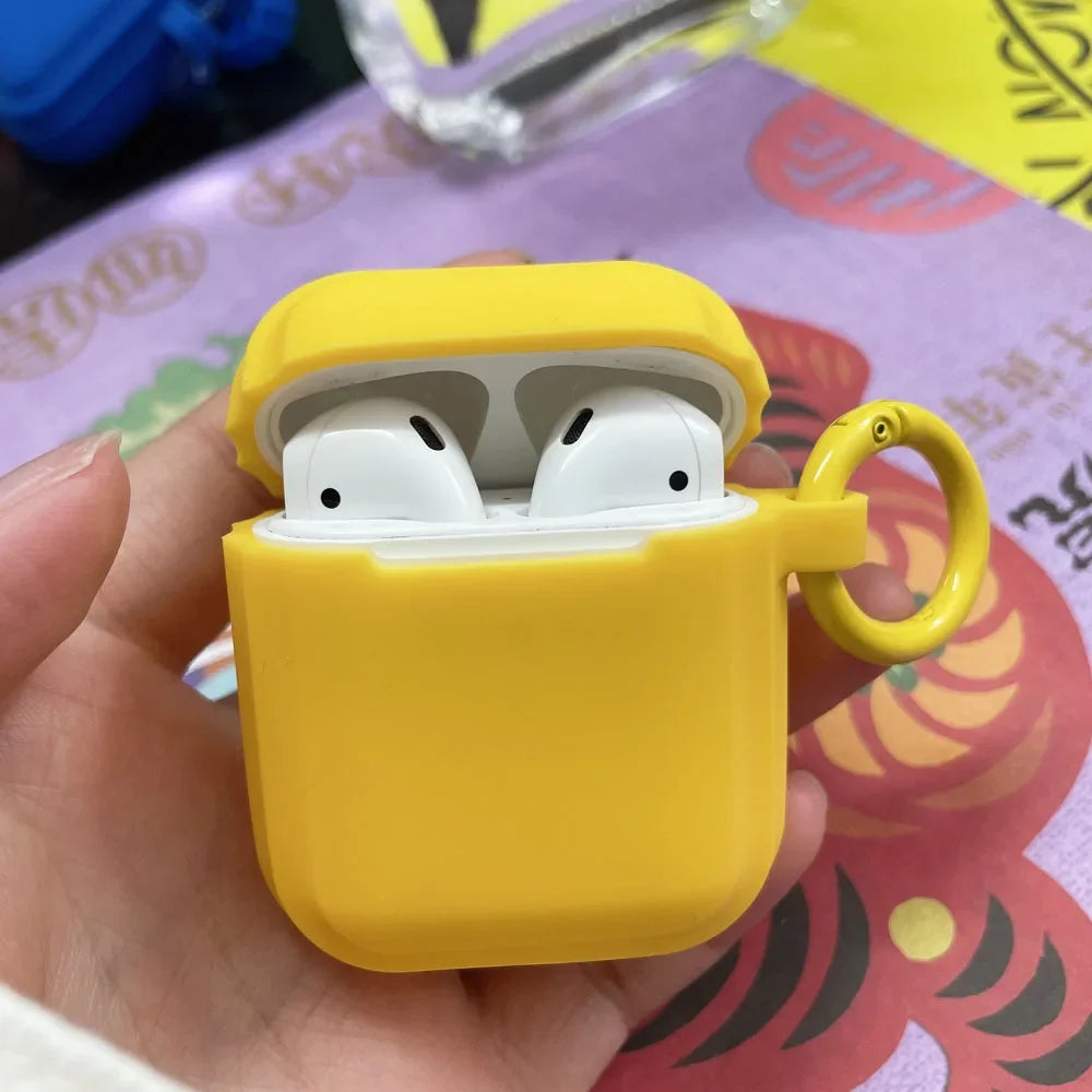 Soft Liquid Silicone Case for AirPods – Minimalist Shockproof Protection