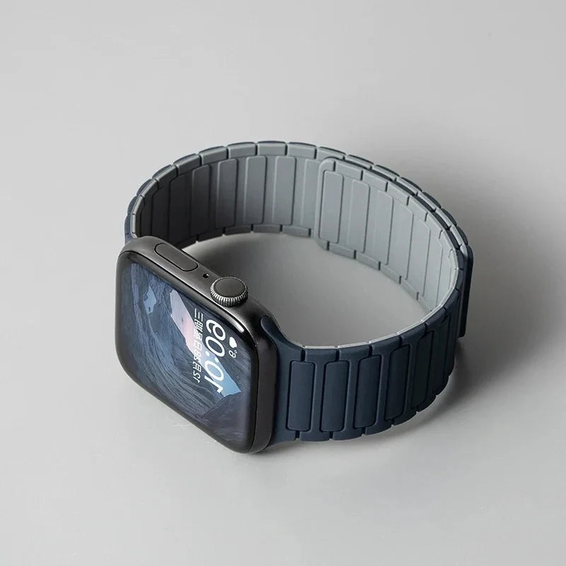 Magnetic Silicone Strap – Soft Band for Apple Watch Ultra & Series