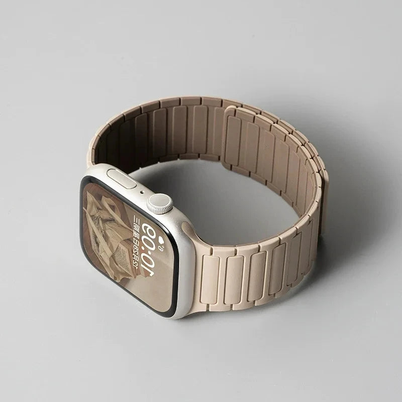 Magnetic Silicone Strap – Soft Band for Apple Watch Ultra & Series