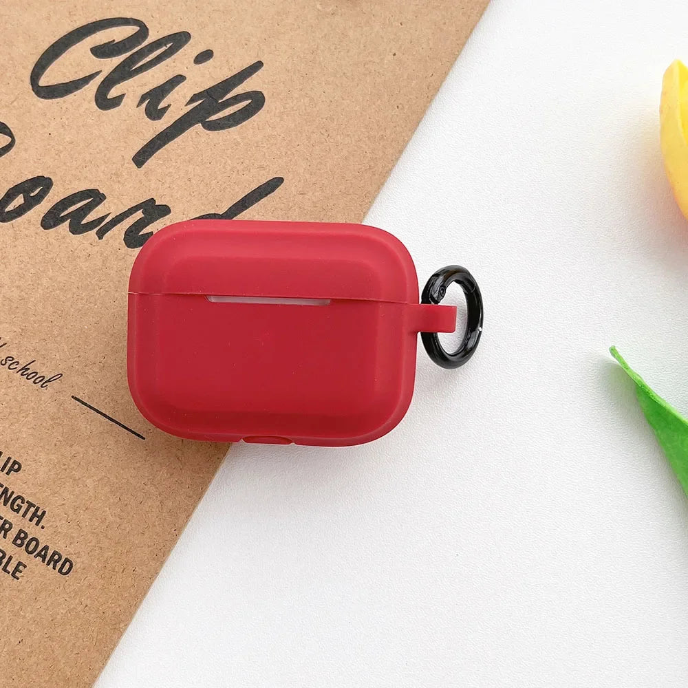 Soft Liquid Silicone Case for AirPods – Minimalist Shockproof Protection