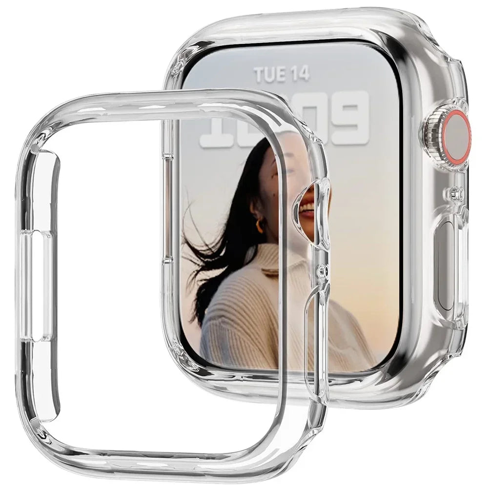 Ultra-Slim PC Bumper Case – Lightweight Shell for Apple Watch Protection