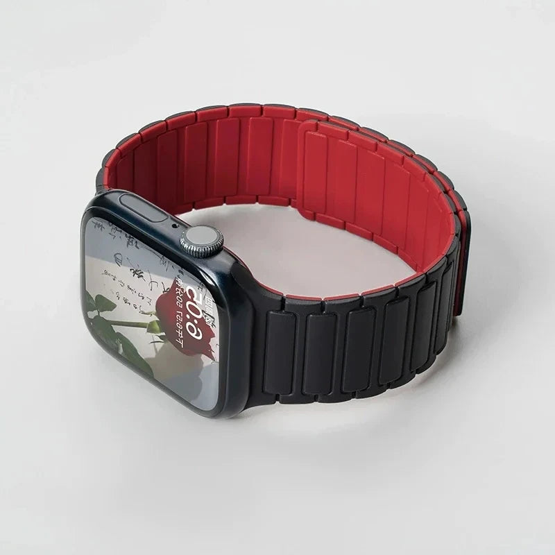 Magnetic Silicone Strap – Soft Band for Apple Watch Ultra & Series