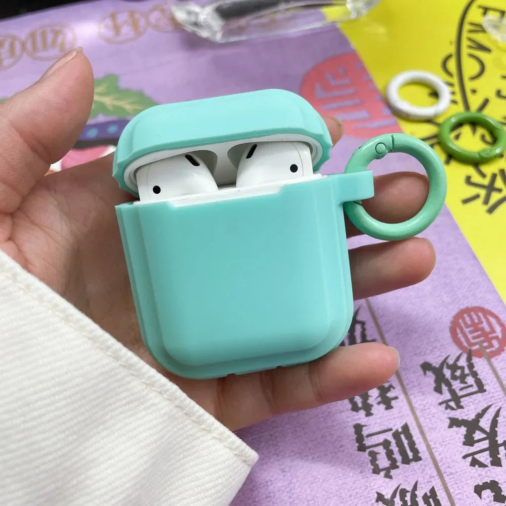 Soft Liquid Silicone Case for AirPods – Minimalist Shockproof Protection