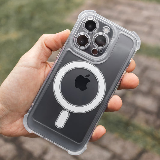 Transparent Shockproof MagSafe Bumper Case